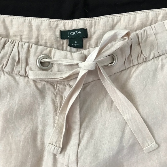 J crew tan linen pants! - Picture 3 of 4